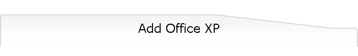 Add Office XP